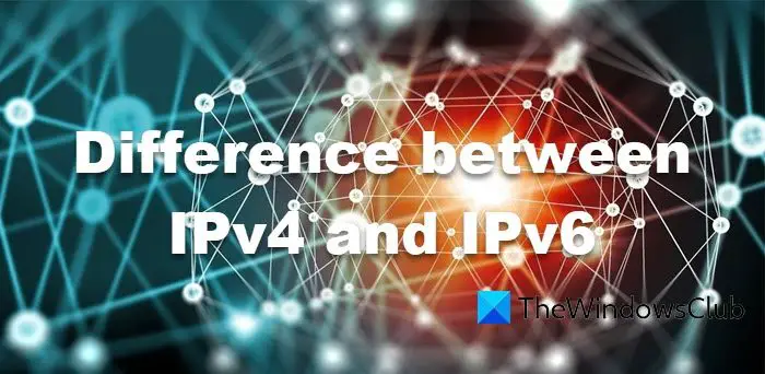 Difference between IPv4 and IPv6