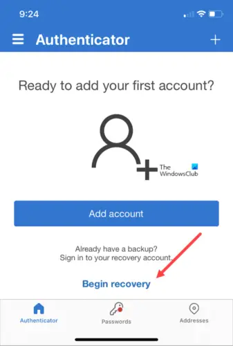 Authenticator app