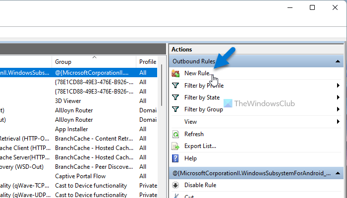 How to block an application from accessing the internet in Windows 11/10