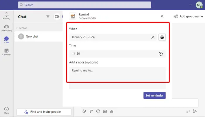 Set Up Recurring Reminders in Microsoft Teams
